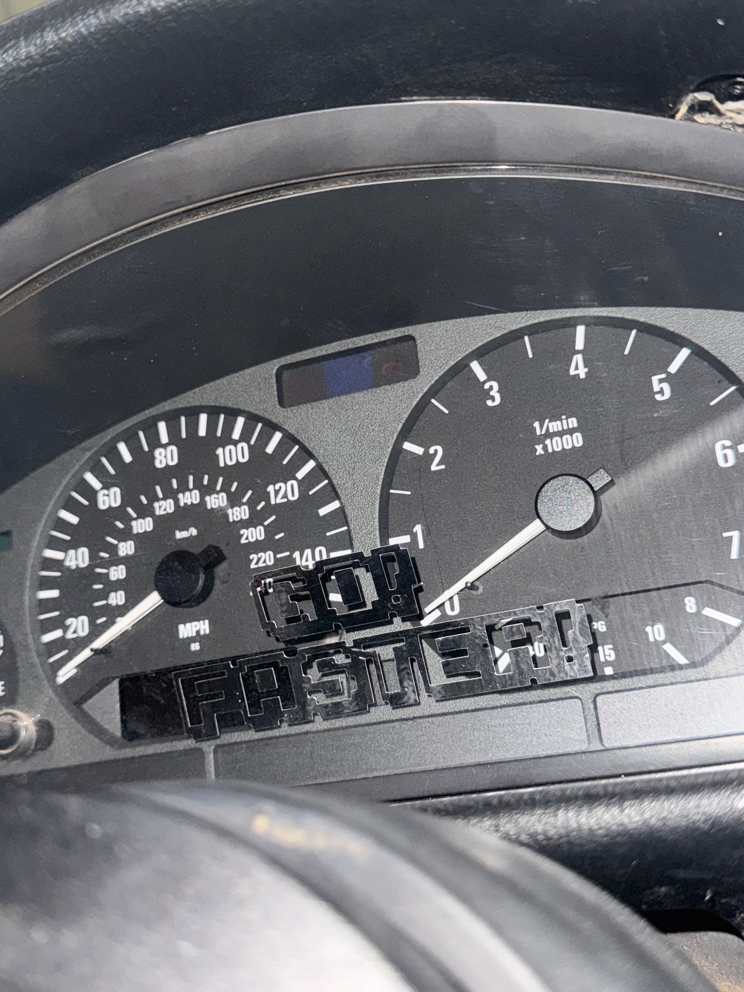 Go! Faster! Sticker