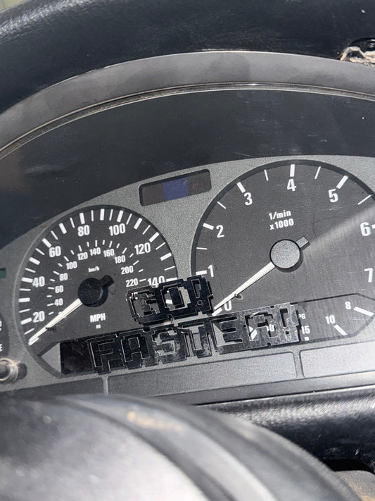 Go! Faster! Sticker